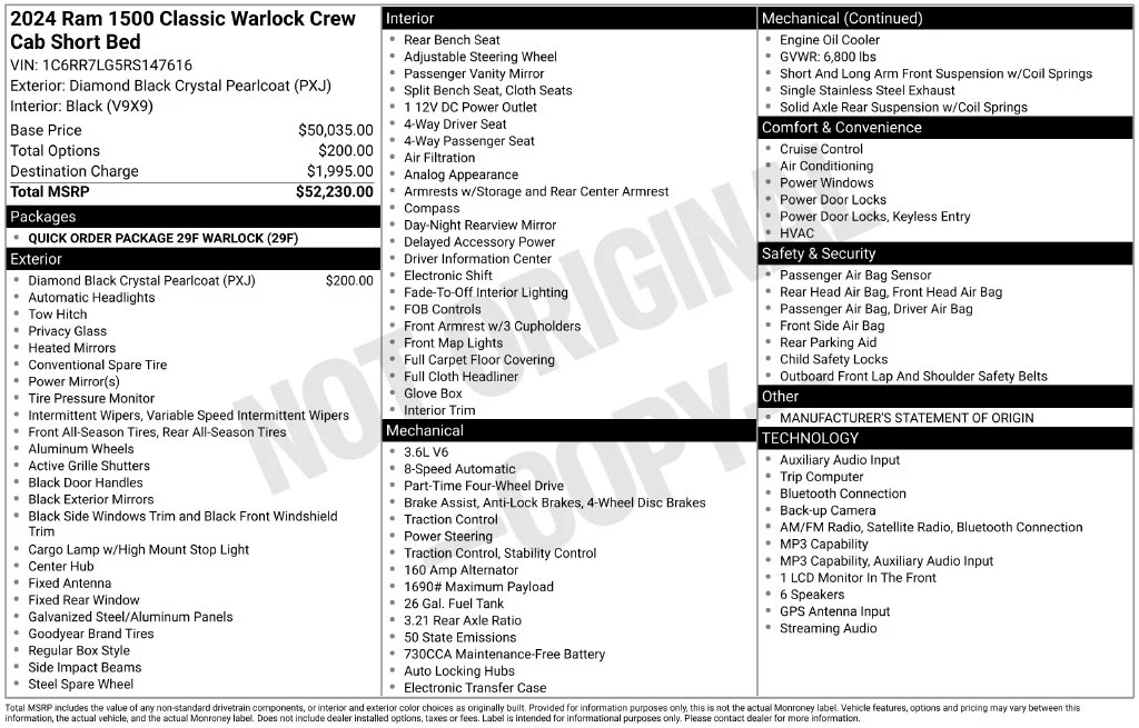 Used 2024 Black Ram Warlock image 10