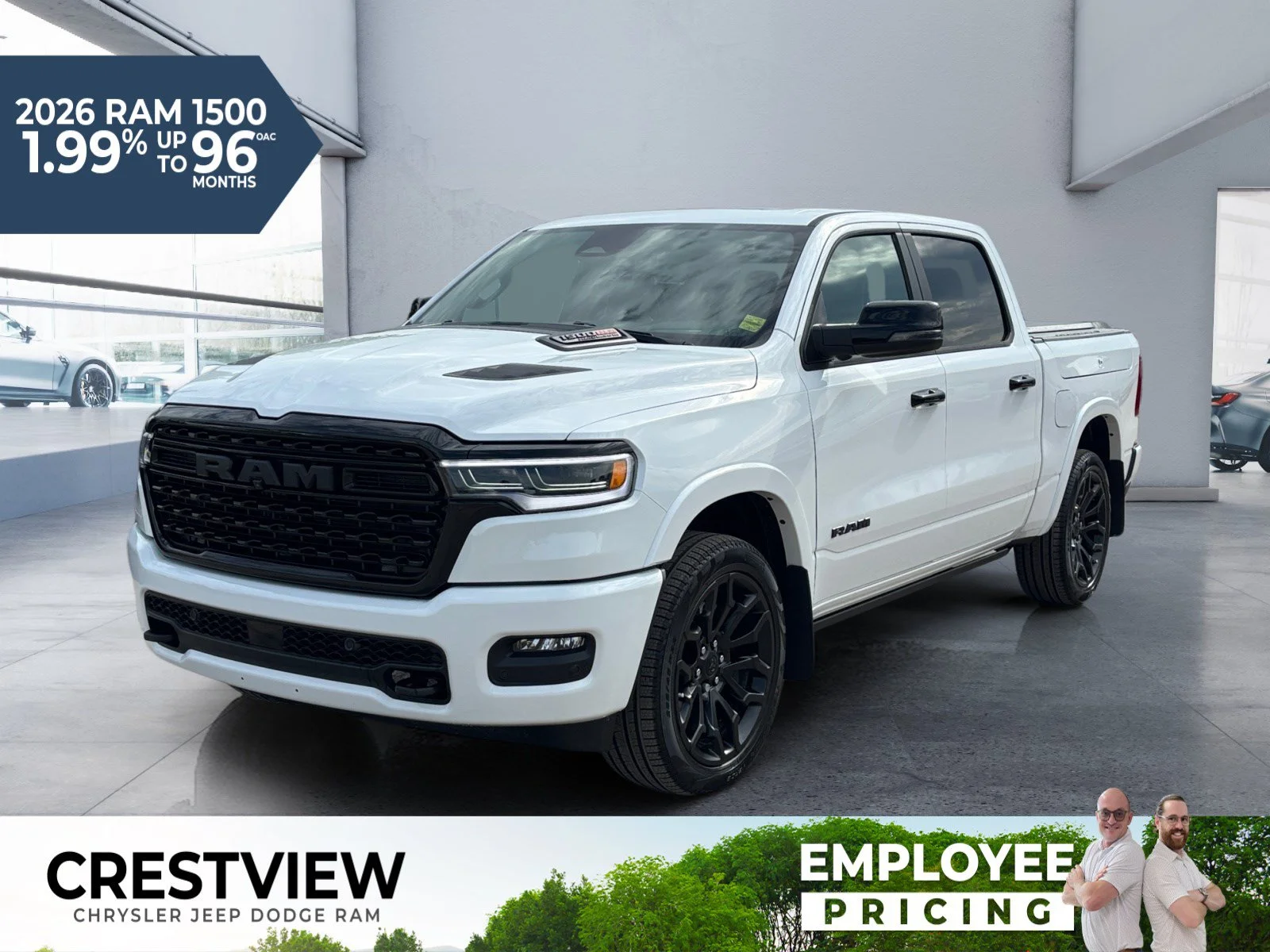 New 2026 Bright White Ram Limited image 1