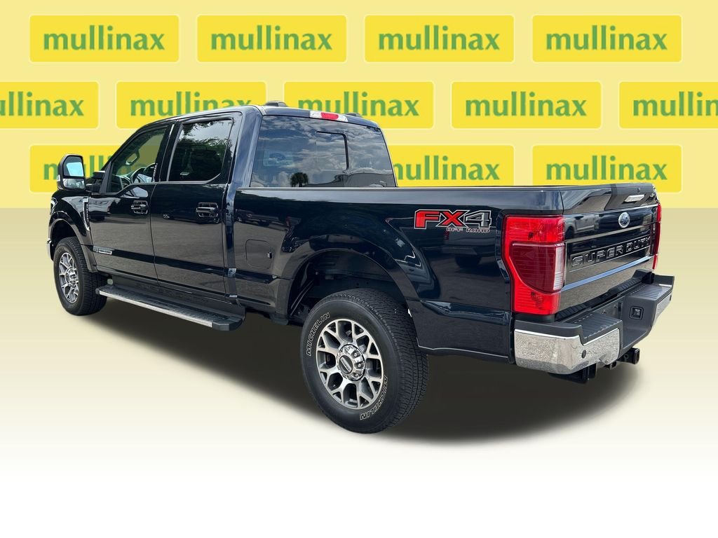 Used 2021 Blue Ford Lariat image 3