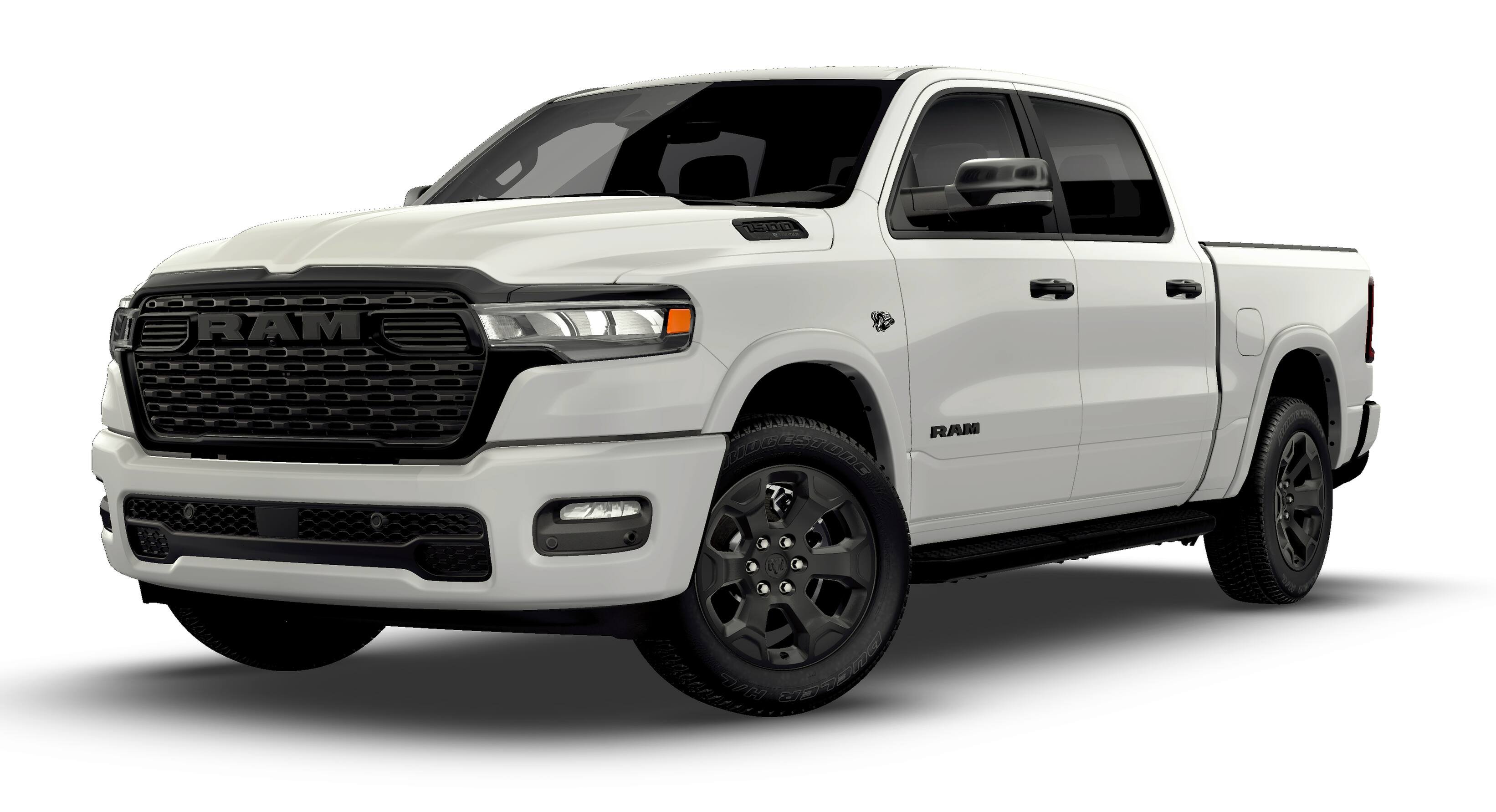 New 2026 Bright White Clear-Coat Exterior Paint RAM BIG HORN image 27