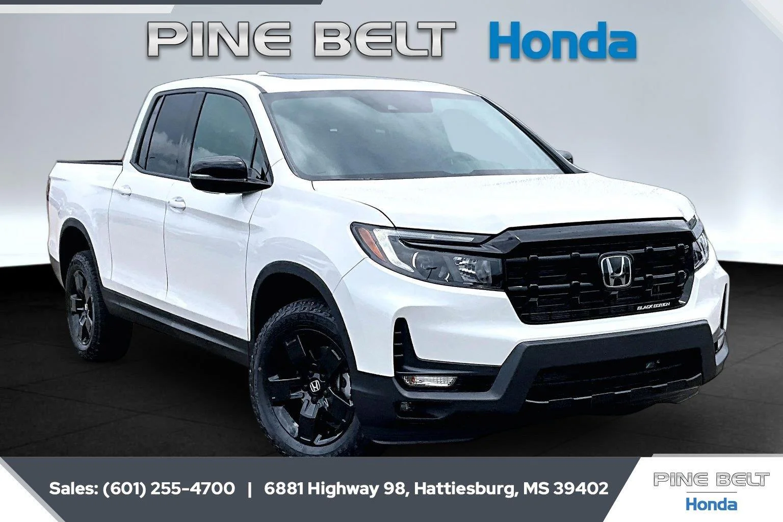 New 2026 Platinum White Pearl Honda Black Edition image 1