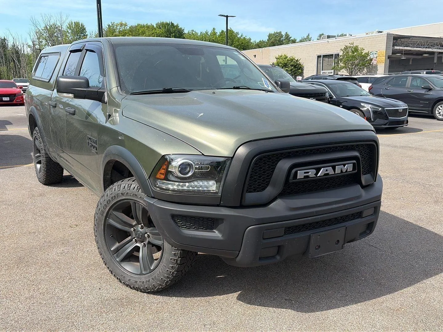 Used 2021 Olive Green Pearlcoat Ram Warlock Quad Cab 4x4 6'4' Box image 59