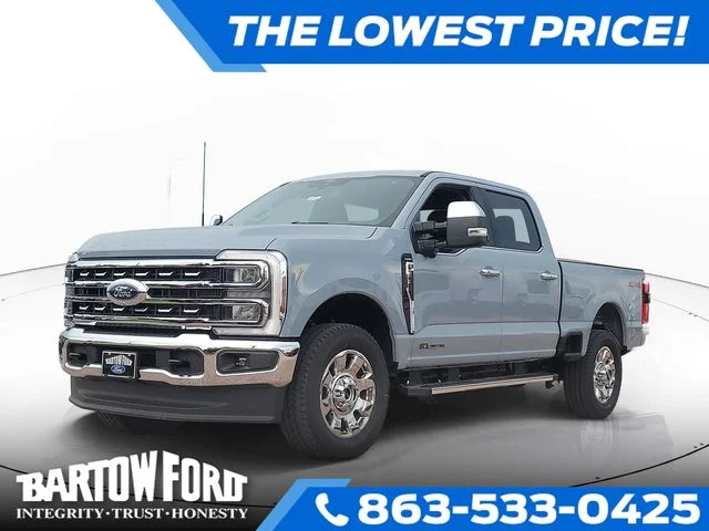 New 2026 Gray Metallic Ford Lariat image 1