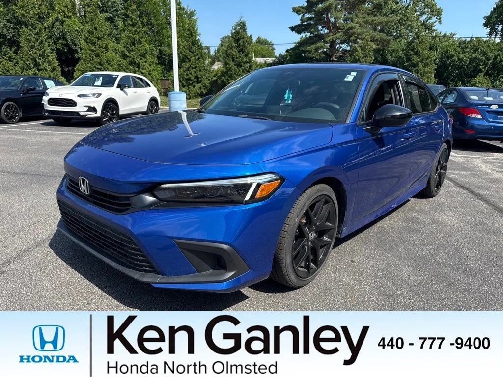 Certified Used 2024 Aegean Blue Metallic Honda 2.0L 4D SPORT image 1