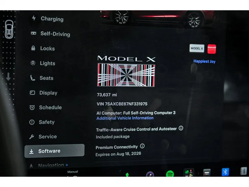 Used 2022 Red Multi-Coat Tesla Plaid image 30