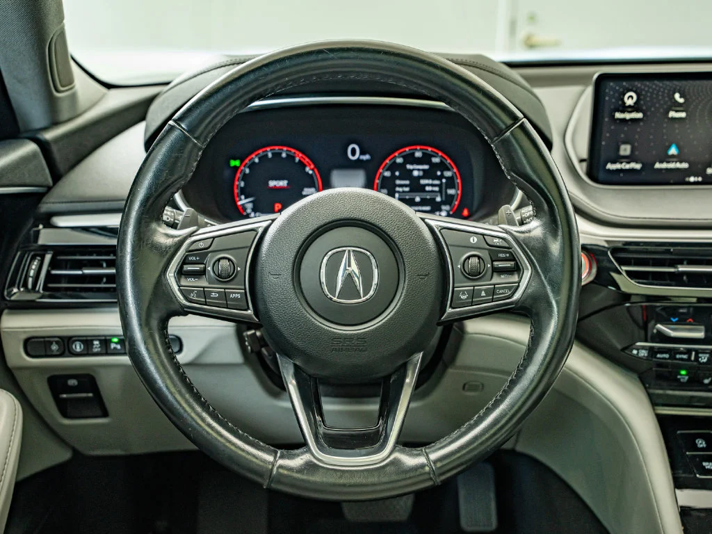 Used 2022 Fathom Blue Pearl Acura Technology image 23