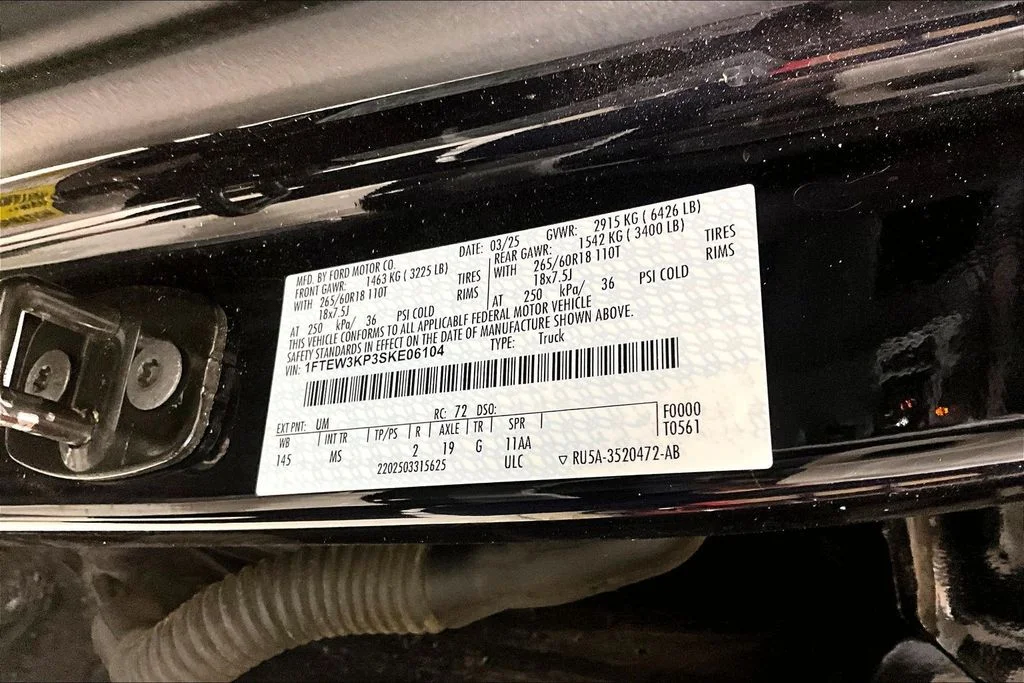 Certified Used 2025 Black Metallic Ford XLT image 26