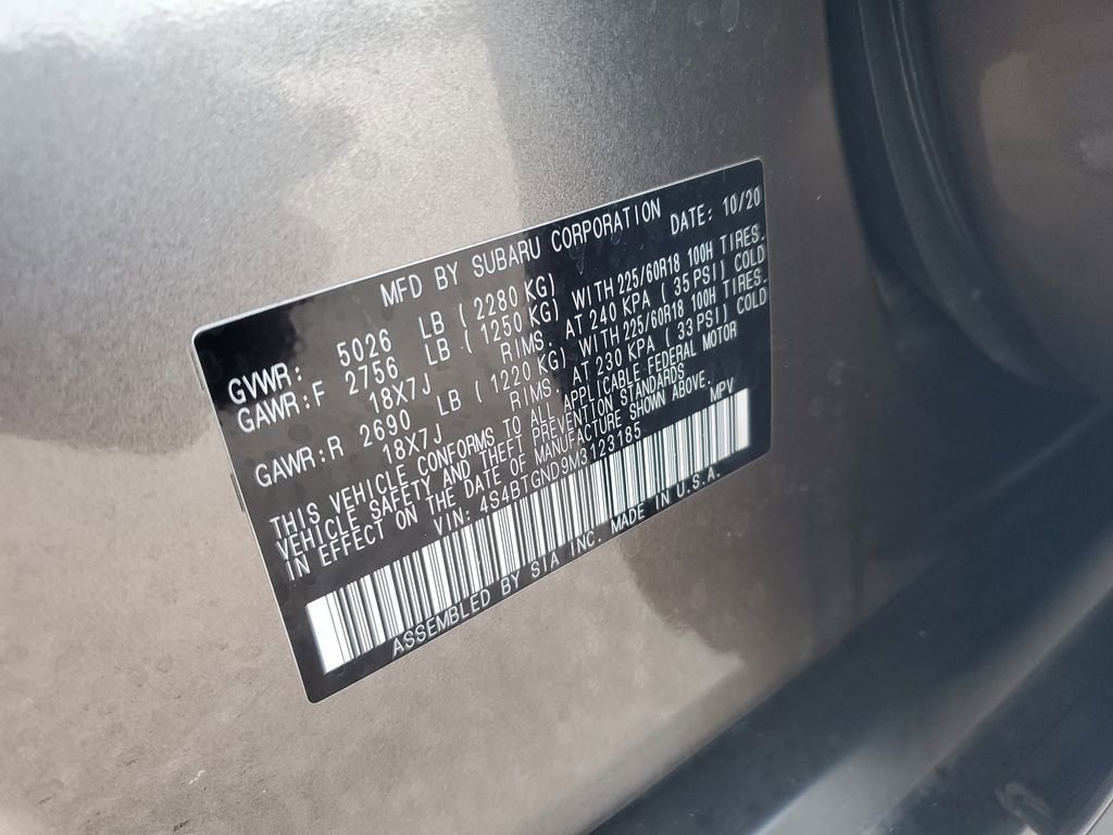 Used 2021 Brilliant Bronze Metallic Subaru Limited XT image 25