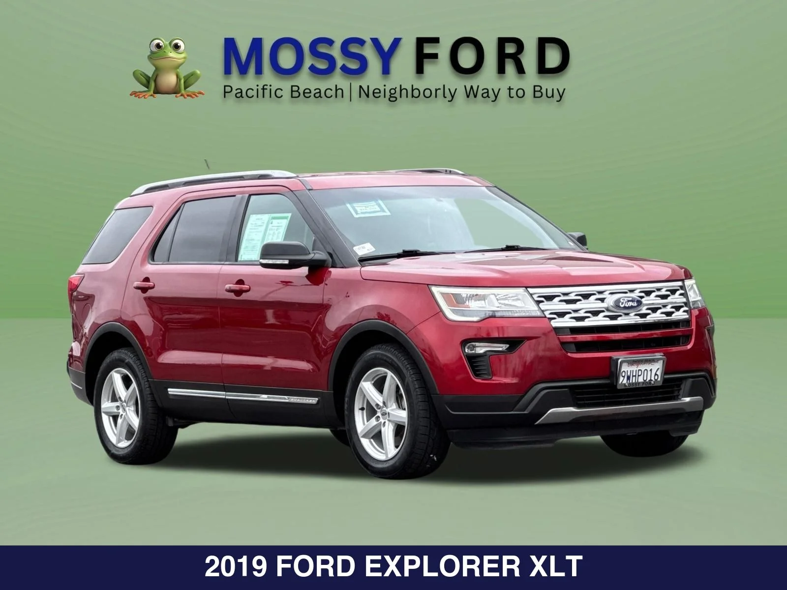 Used 2019 Red Ford XLT image 2