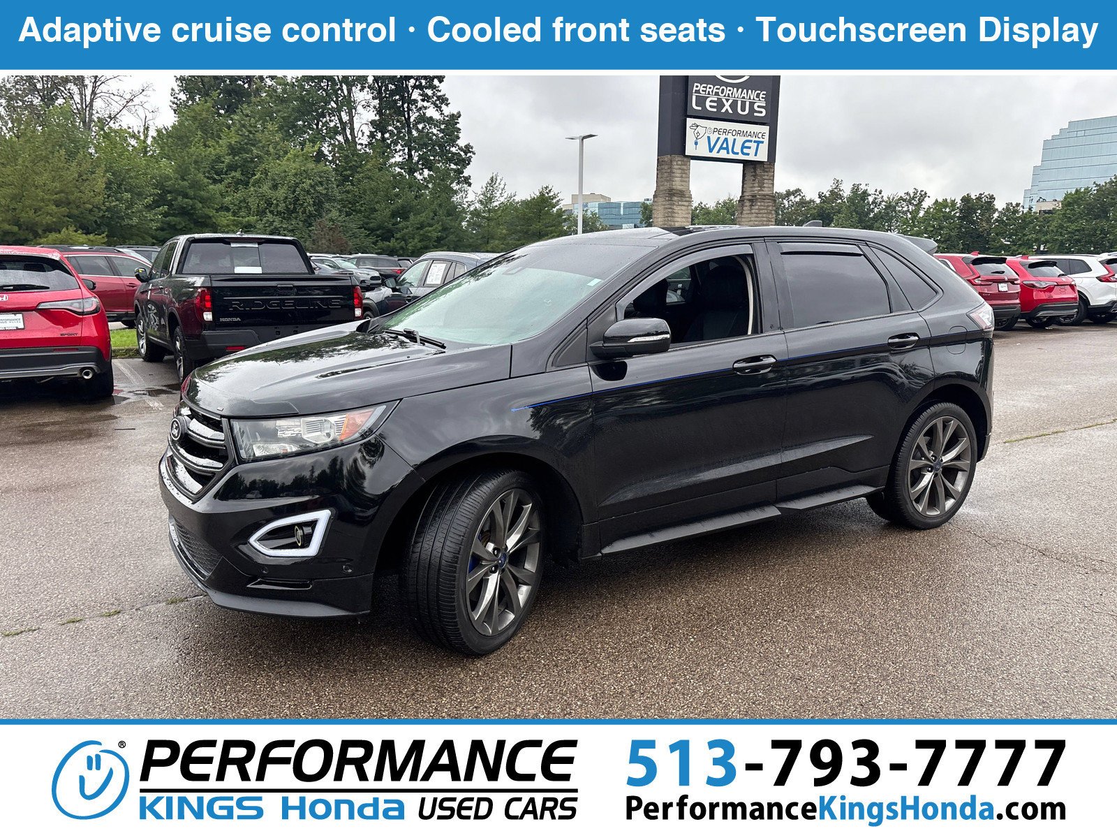 Used 2018 Shadow Black Ford Sport image 1