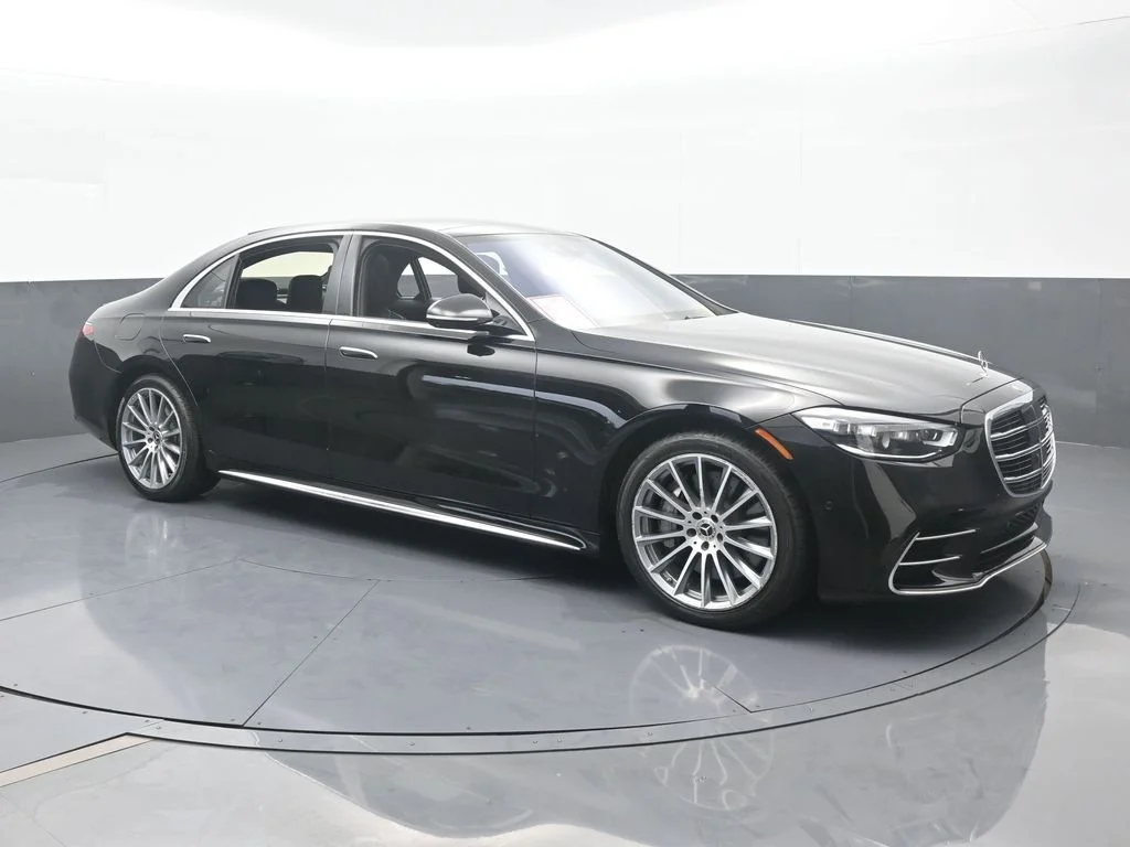 Used 2021 Obsidian Black/designo Diamon White Mercedes-Benz S 580 image 7