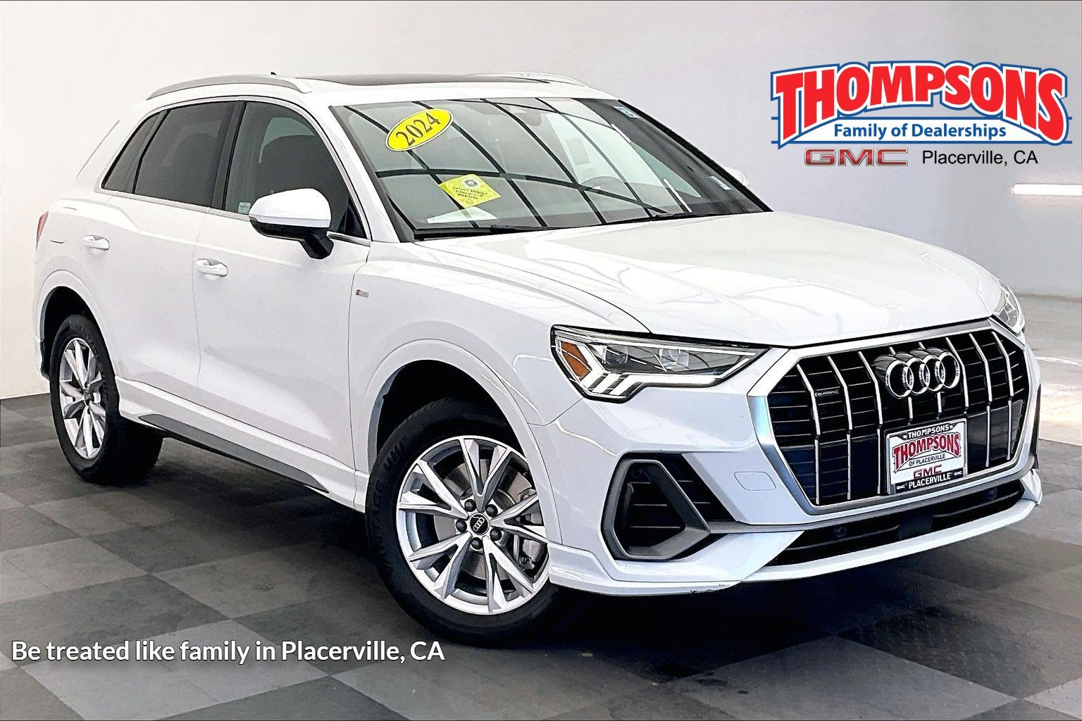 Used 2024 Arkona White Audi S line Premium image 1