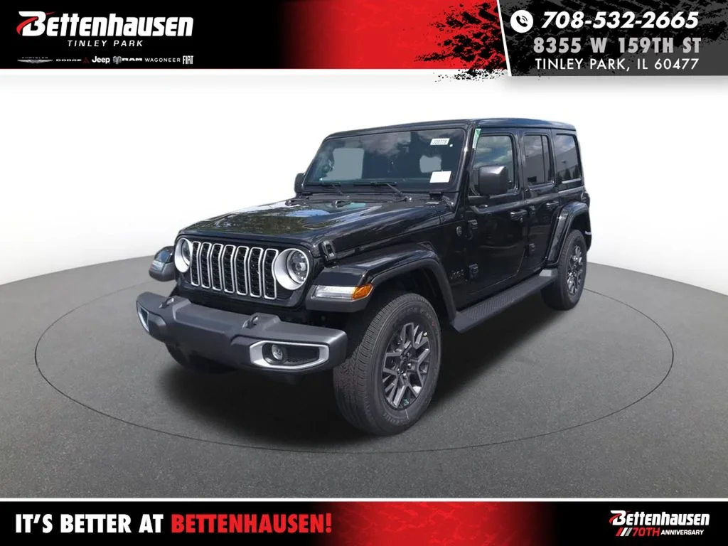 New 2026 Black Clearcoat Jeep Sahara image 1