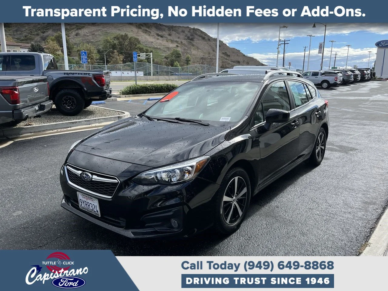 Used 2019 Crystal Black Silica Subaru Premium image 12