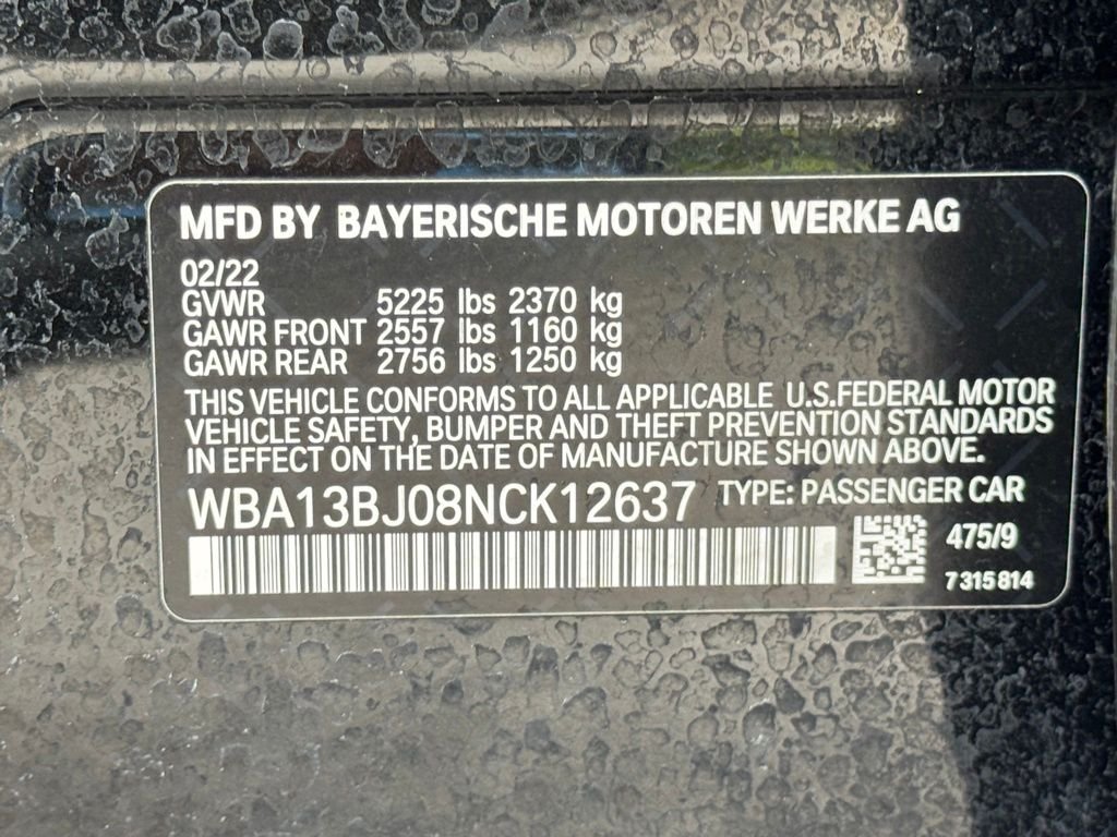 Used 2022 Black BMW 530i xDrive image 31