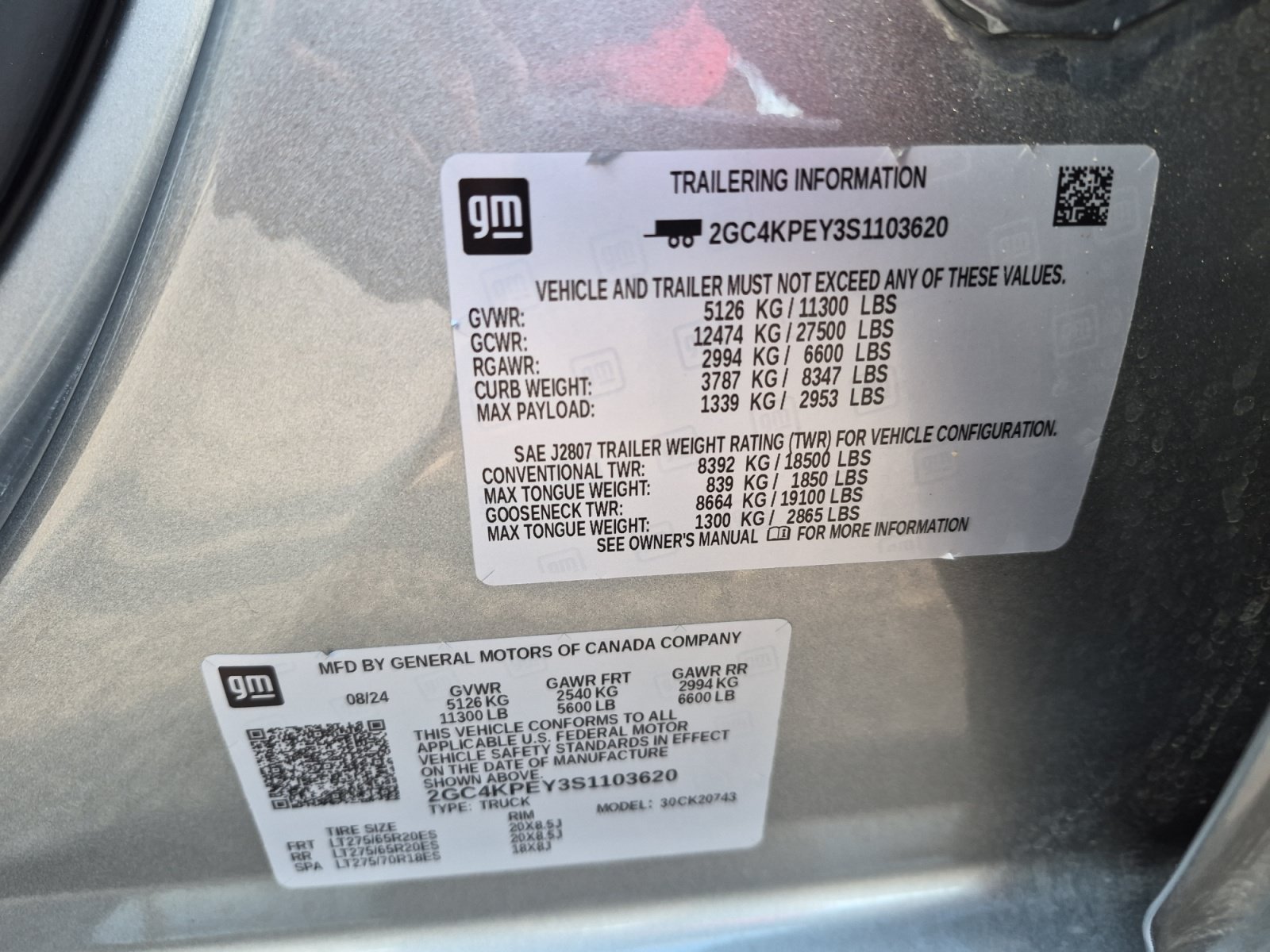 Used 2025 Sterling Gray Metallic Chevrolet LTZ image 29