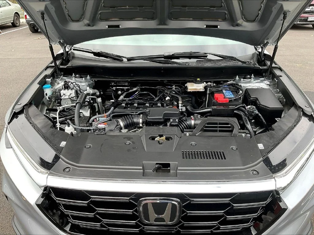 New 2027 Solar Silver Metallic Honda EX AWD image 30