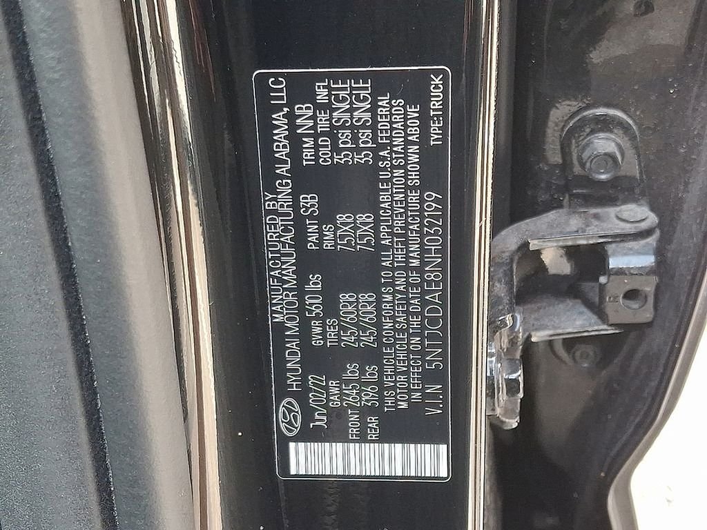 Used 2022 Black Hyundai SEL image 28
