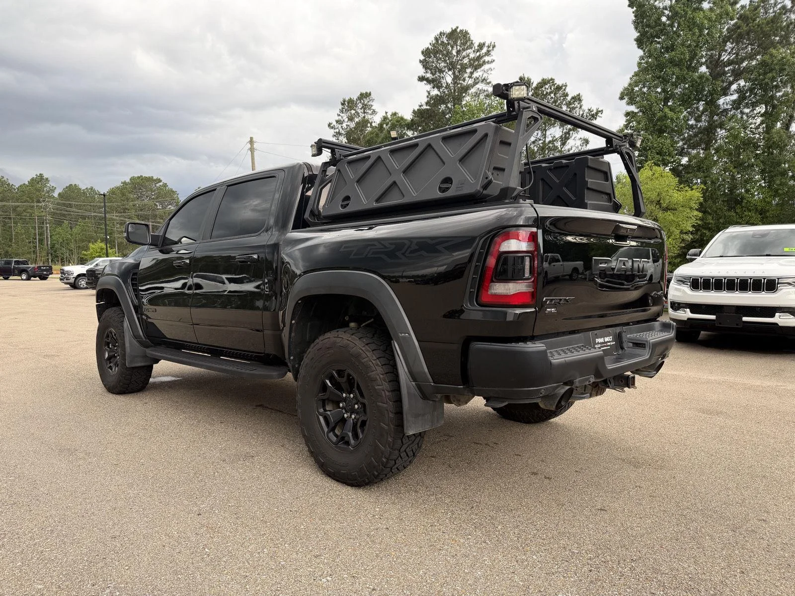Used 2022 Diamond Black Crystal Pearlcoat Ram TRX image 4