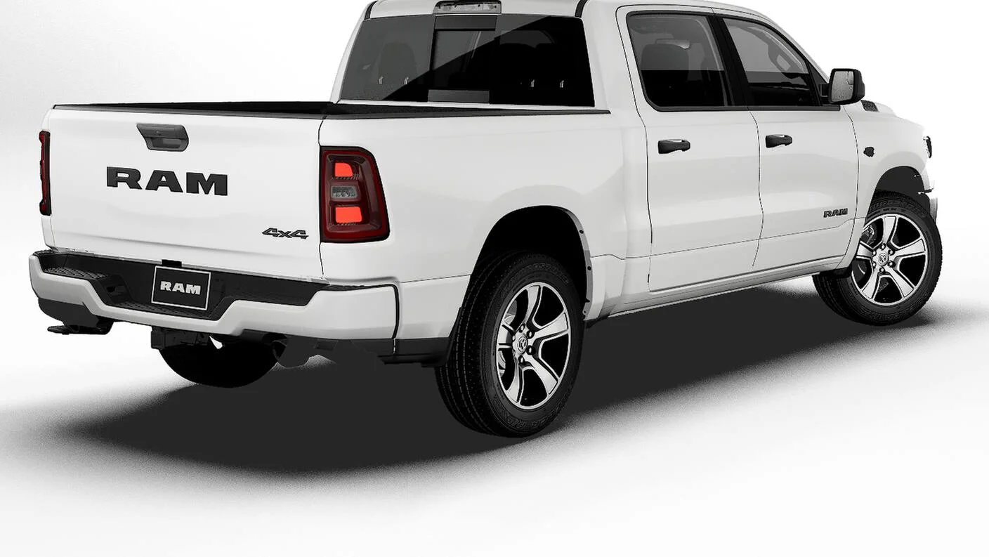 New 2027 Bright White Clear-Coat Exterior Paint RAM  image 2