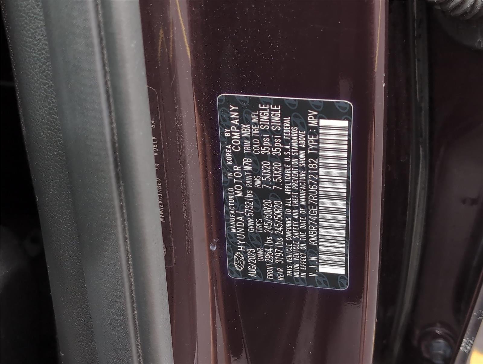 Used 2024 Sierra Burgundy Hyundai Calligraphy image 13