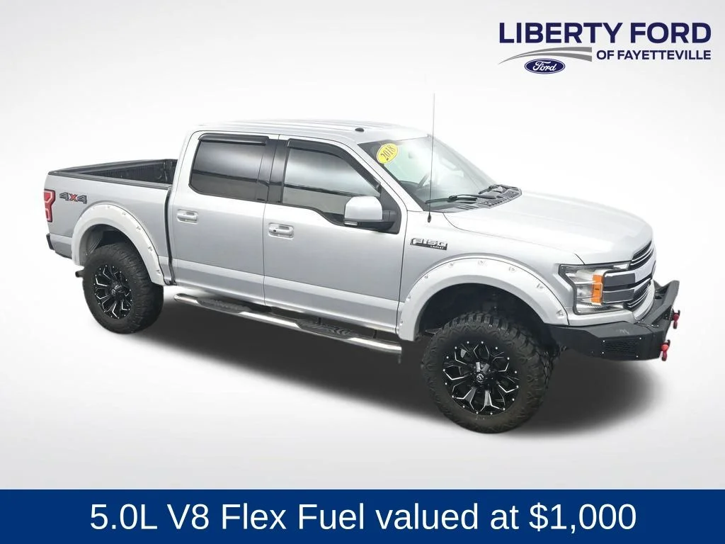 Used 2018 Ingot Silver Ford Lariat image 1