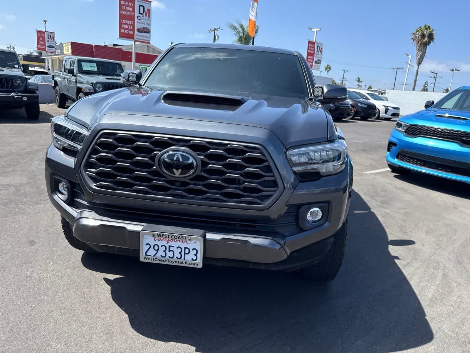 Used 2021 Magnetic Gray Metallic Toyota TRD Sport image 3