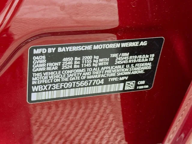 New 2026 Red BMW xDrive28i image 31