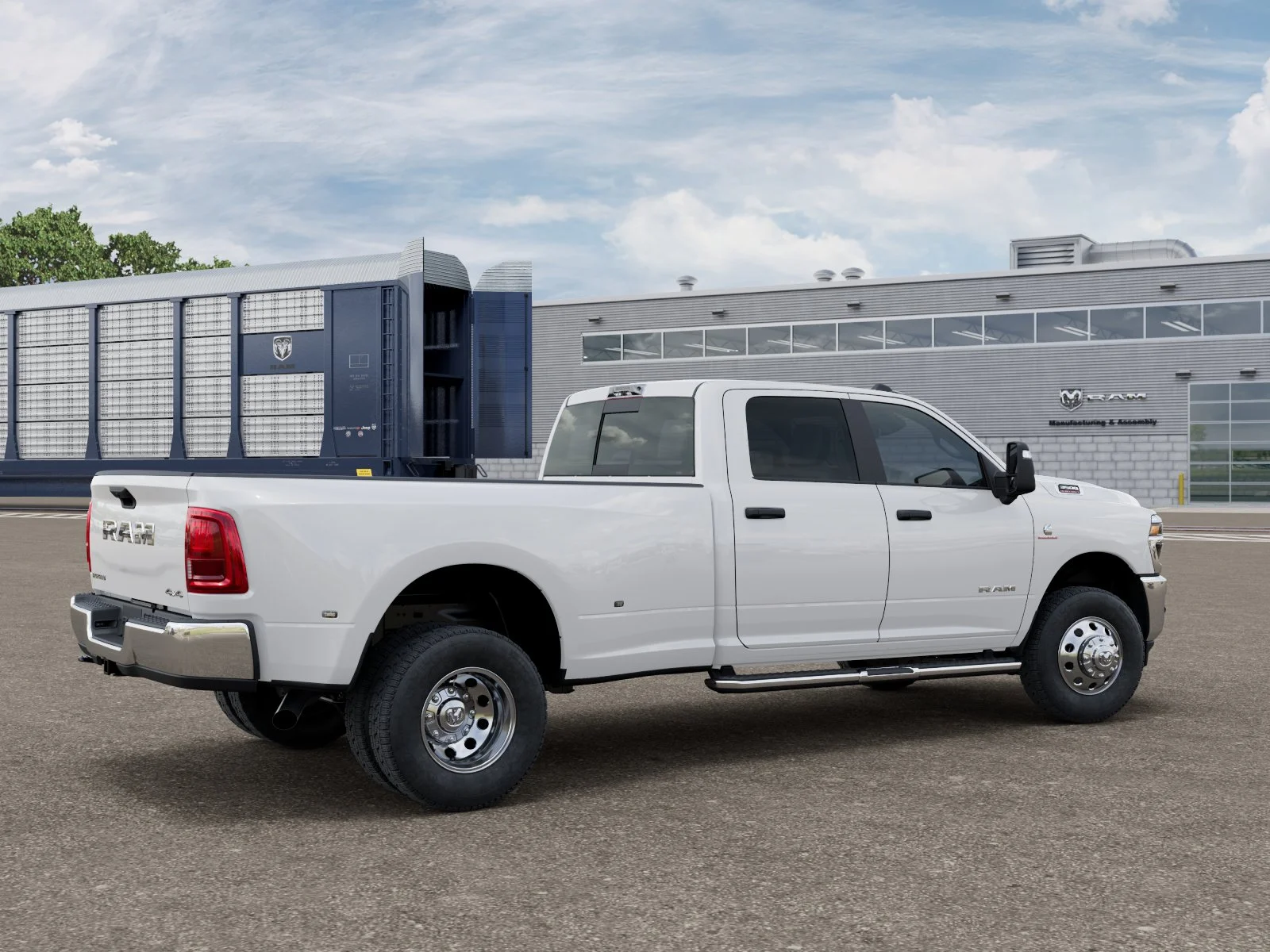 New 2026 Bright White Clear-Coat Exterior Paint RAM Big Horn image 2