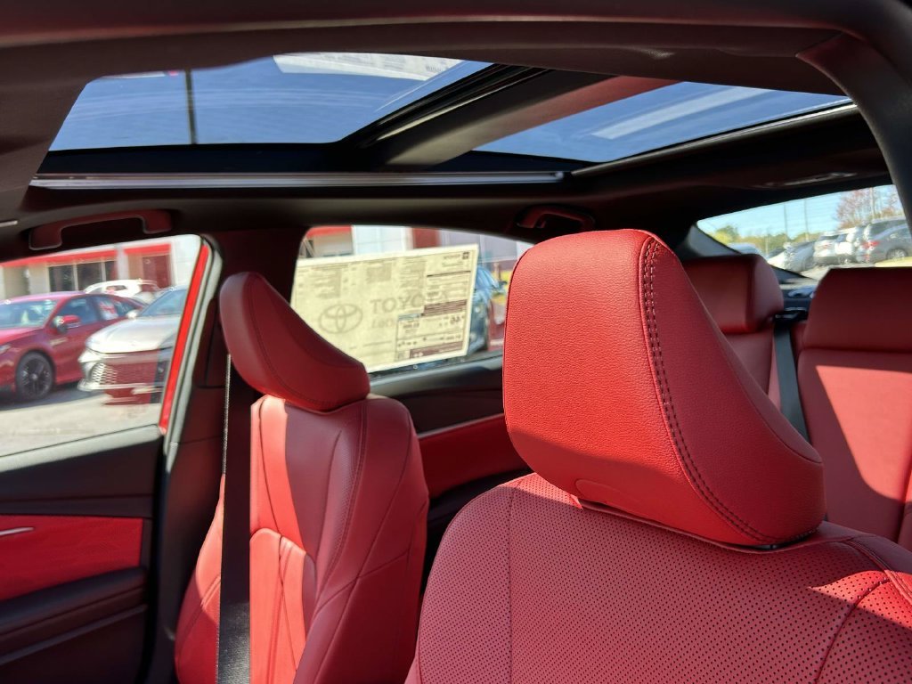 New 2027 Supersonic Red with Midnight Black Metallic roof Toyota XSE image 13