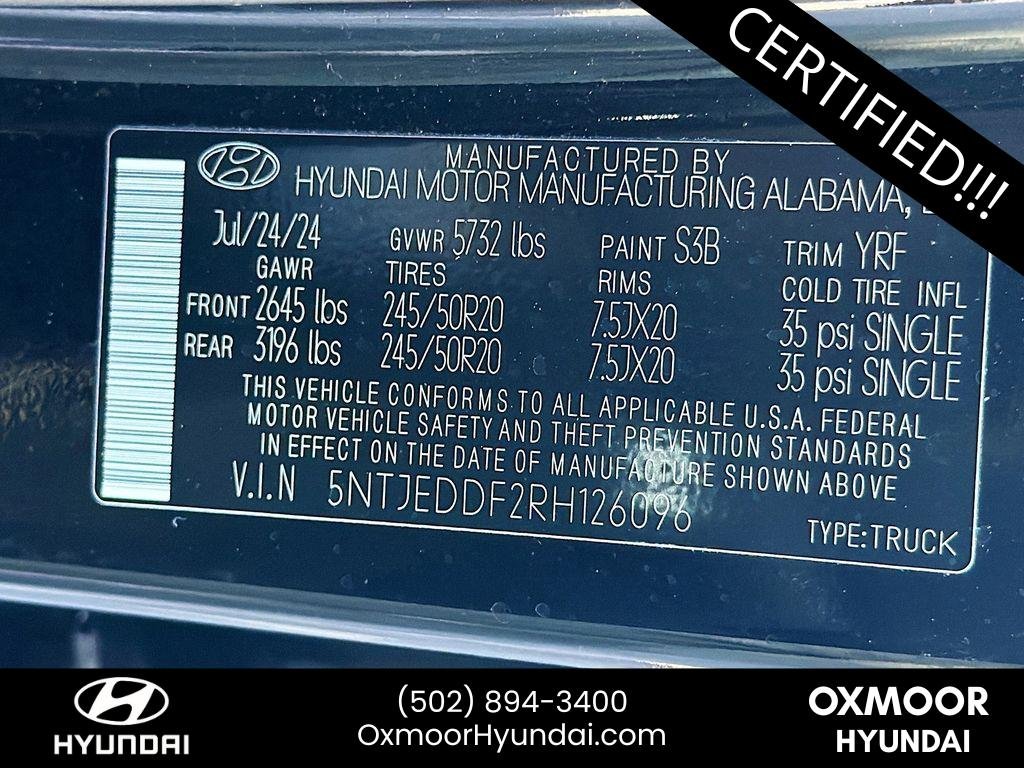 2024 Hyundai Santa Cruz Limited - Photo 32
