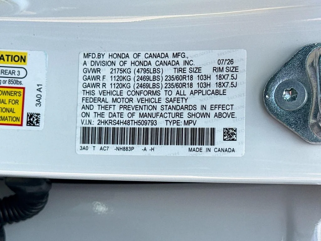 New 2026 Platinum White Pearl Honda EX image 37