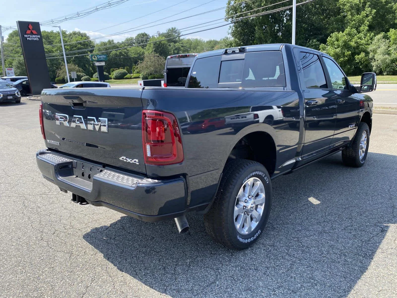 New 2026 Forged Blue Metallic Exterior Paint RAM Laramie image 3