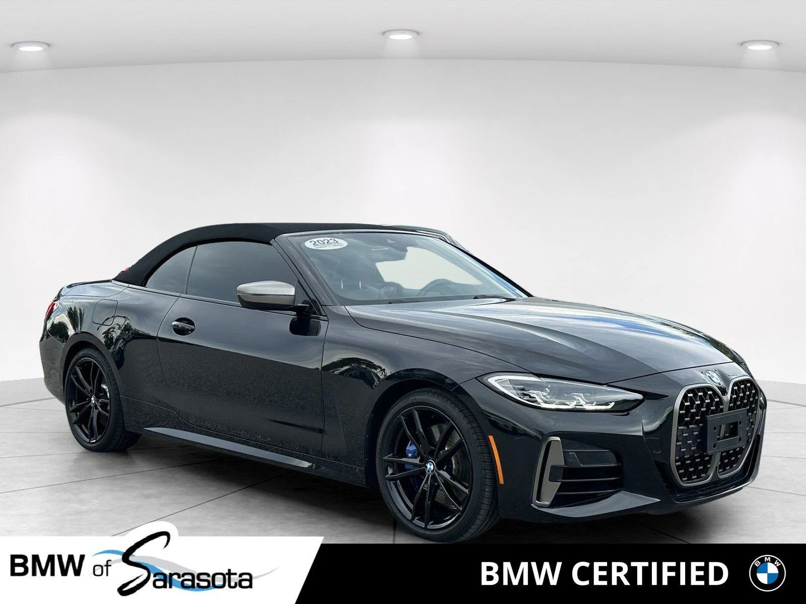 Certified Used 2023 Black Sapphire Metallic BMW M440i xDrive image 1