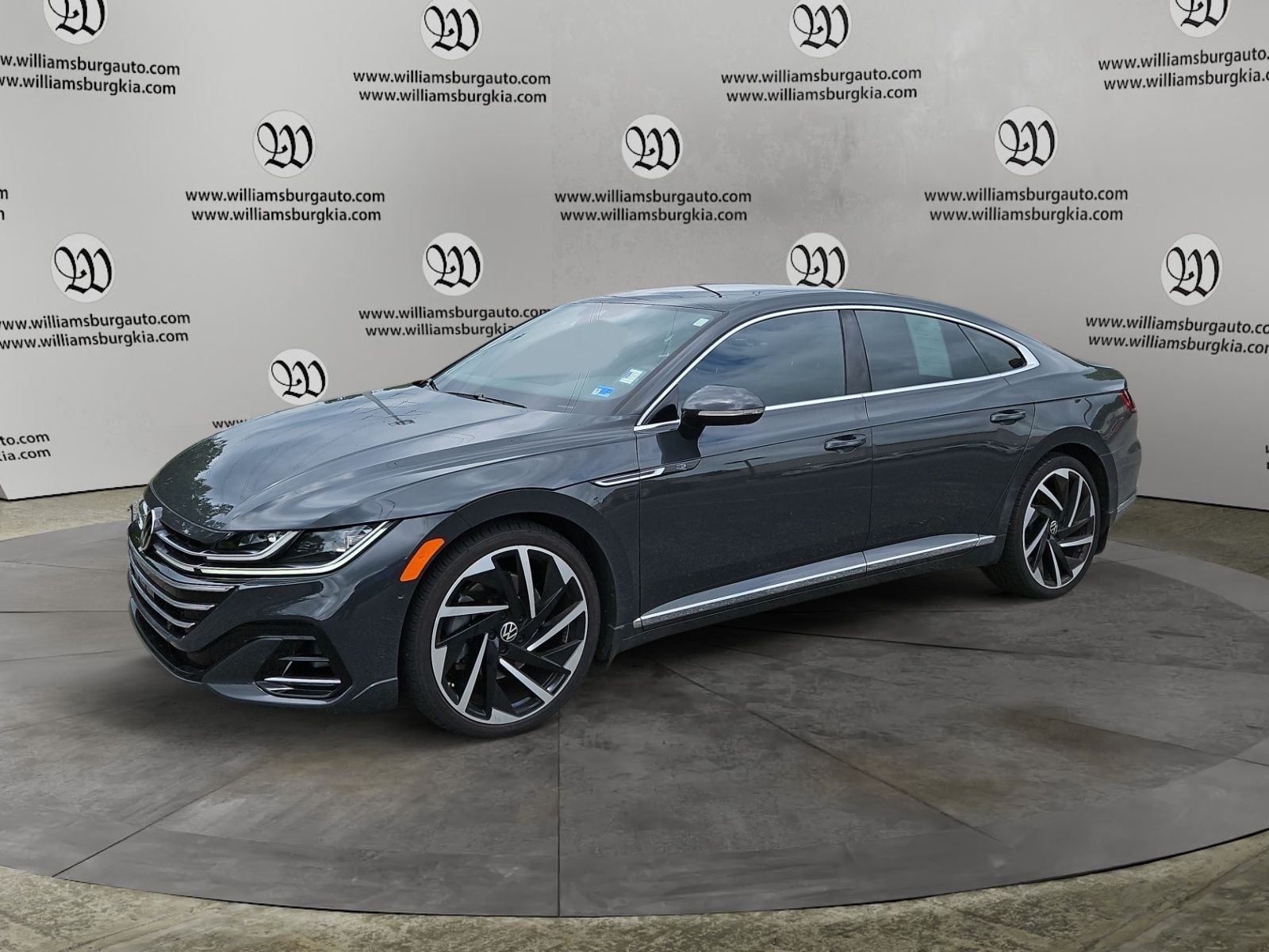 Used 2021 Gray Volkswagen 2.0T SEL Premium R-Line image 1