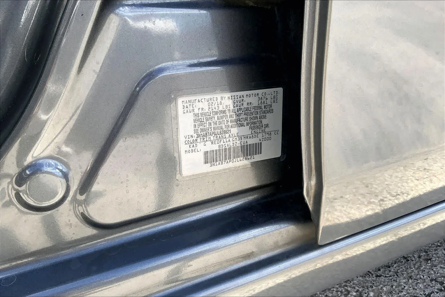 Used 2018 Gray/gray Nissan SV image 20