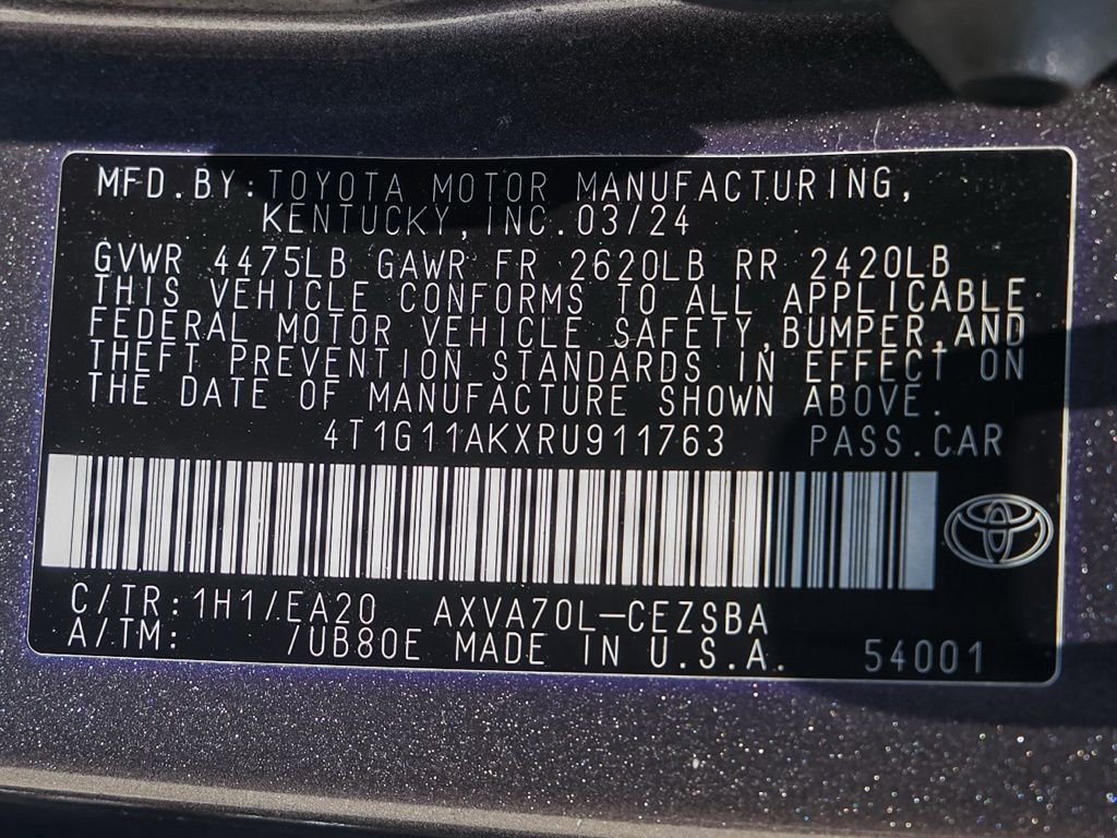 Used 2024 Gray Toyota SE image 31