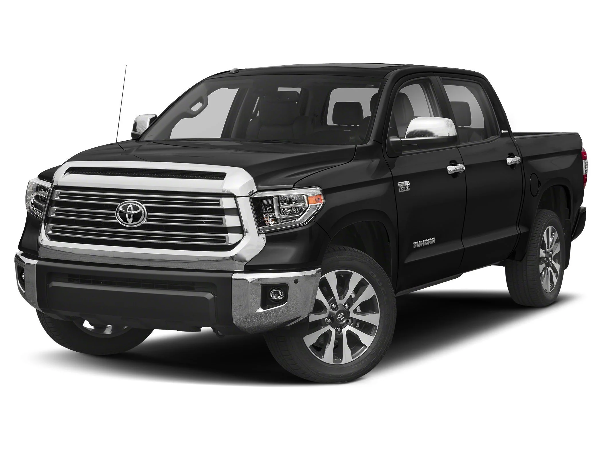 Used 2019 Midnight Black Metallic Toyota TRD Pro 5.7L V8 4x4 CrewMax 5.6 ft. box 145.7 in. image 1