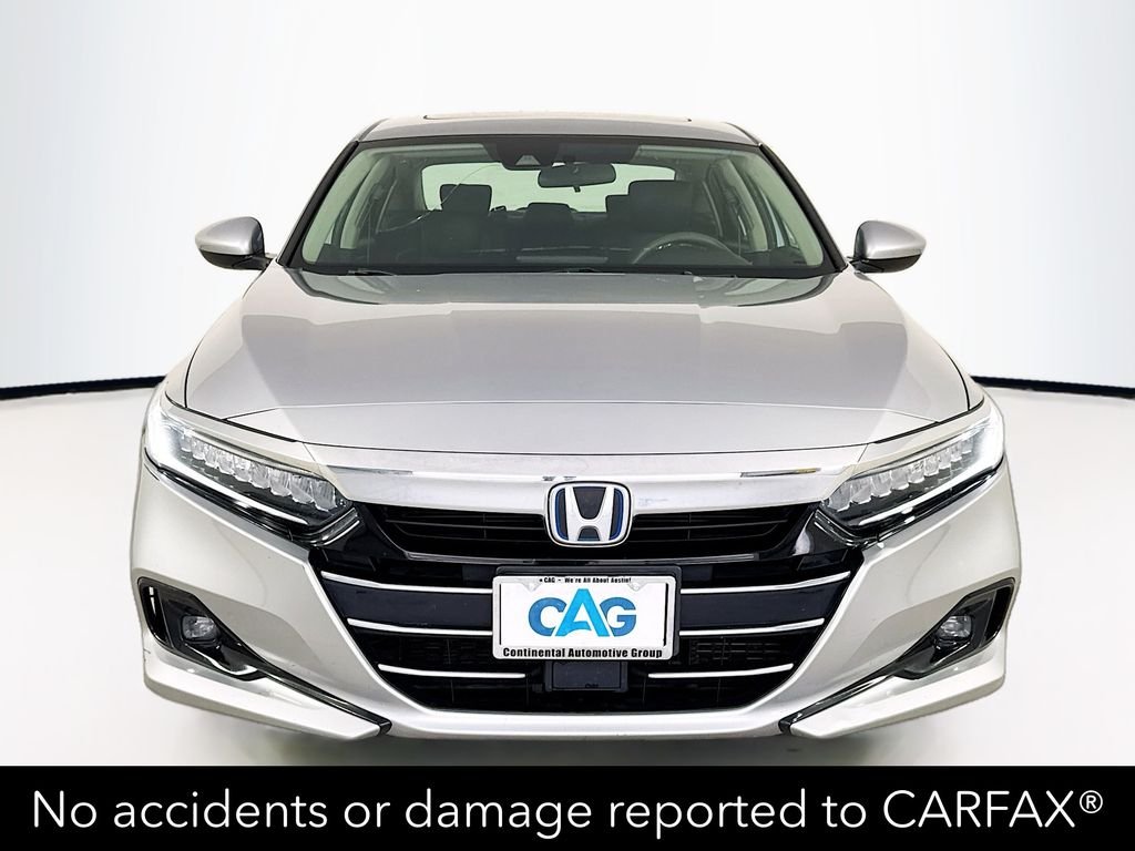Certified Used 2021 Silver Honda EX image 2