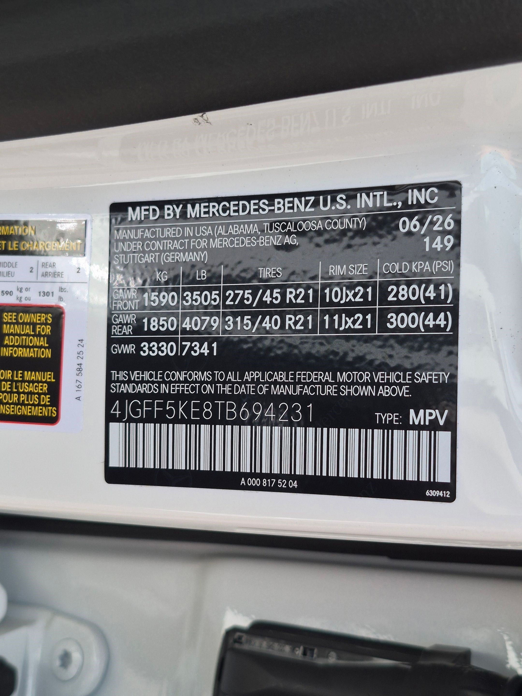 New 2026 Polar White Mercedes-Benz GLS 450 image 27