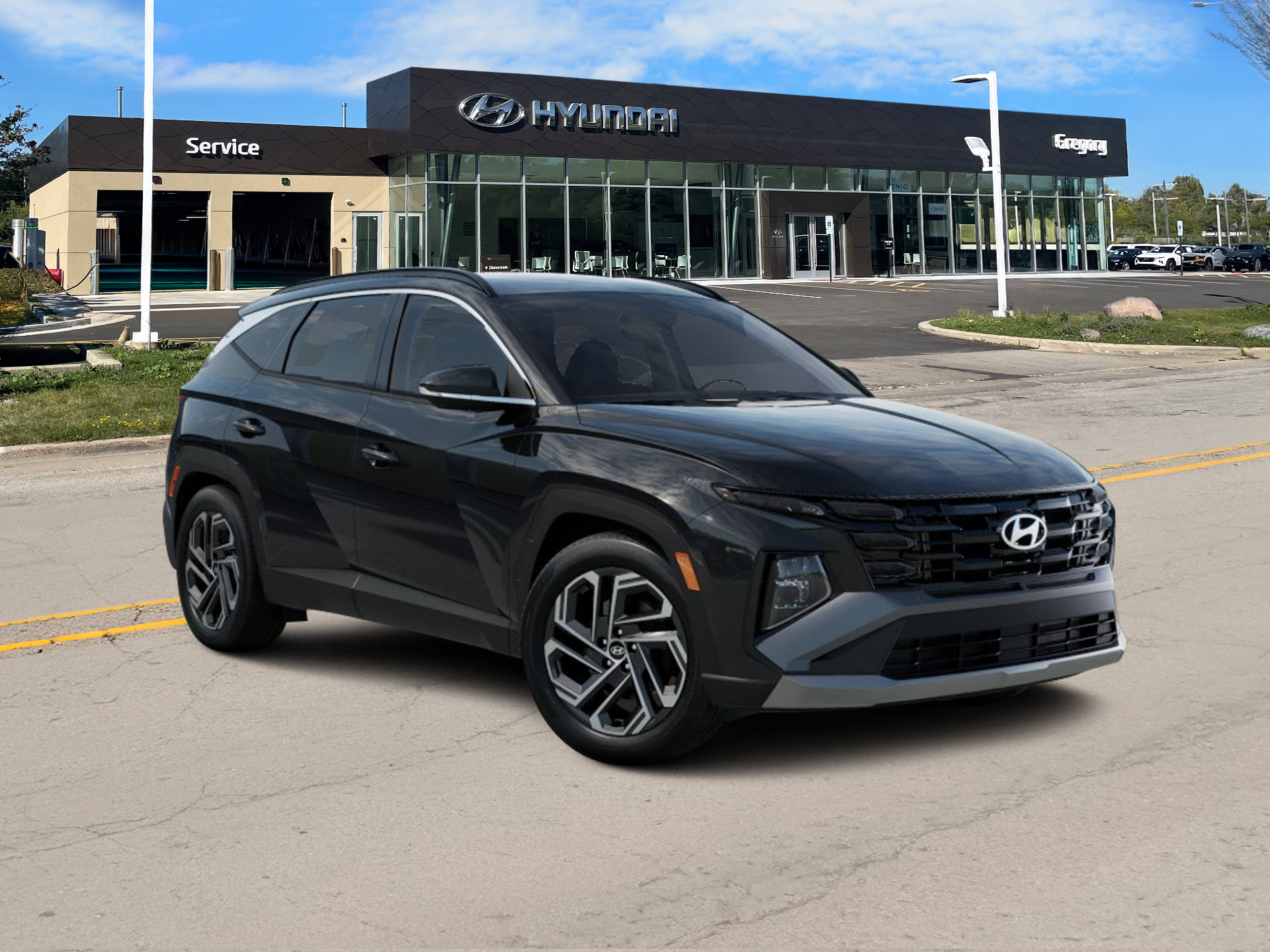 New 2026 Black Hyundai SEL Plus AWD image 7
