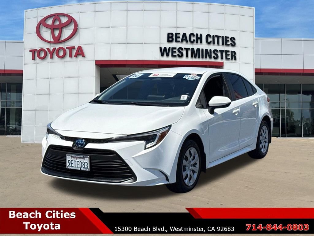 Certified Used 2023 White Toyota LE image 6
