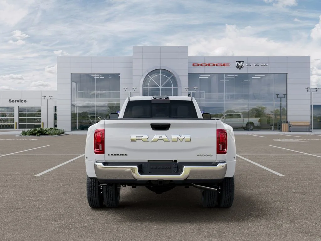 New 2026 Bright White Clear-Coat Exterior Paint RAM Laramie image 8