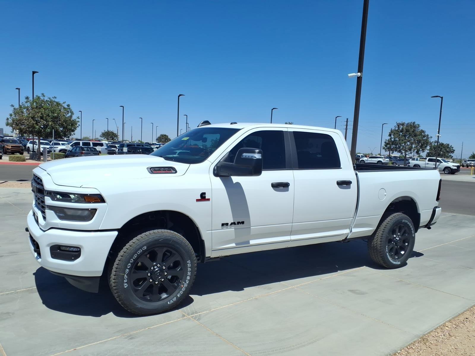 New 2026 Bright White Clear-Coat Exterior Paint RAM Big Horn image 3