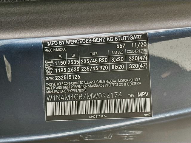 Certified Used 2021 Blue Mercedes-Benz GLB 250 image 30