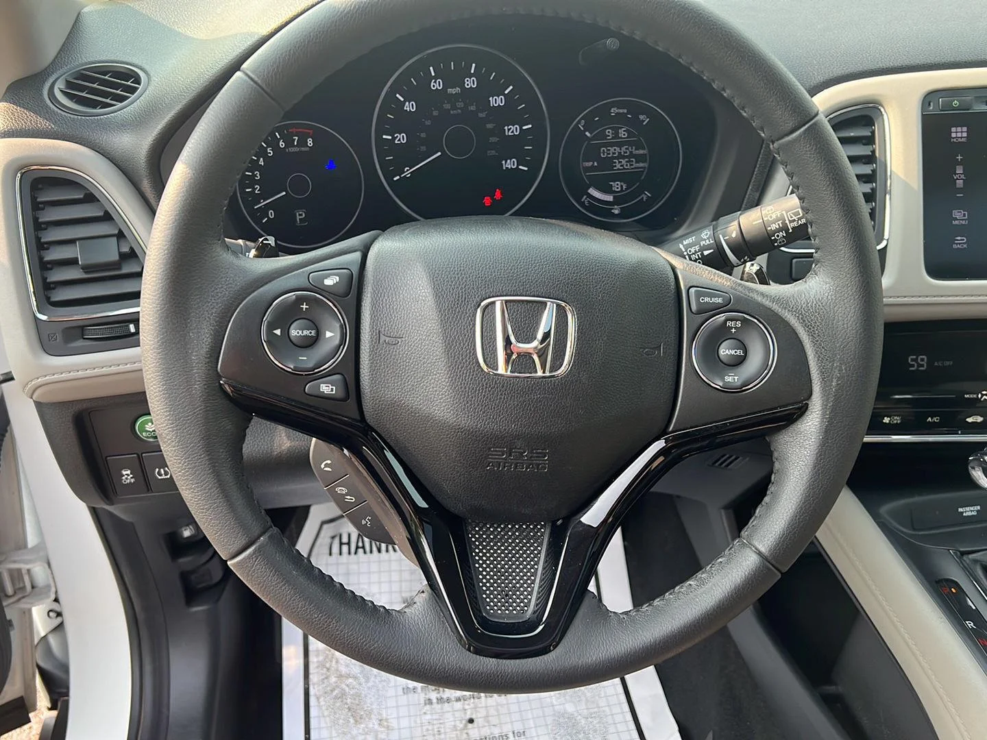 Used 2018 White Orchid Pearl Honda EX-L Navi image 9