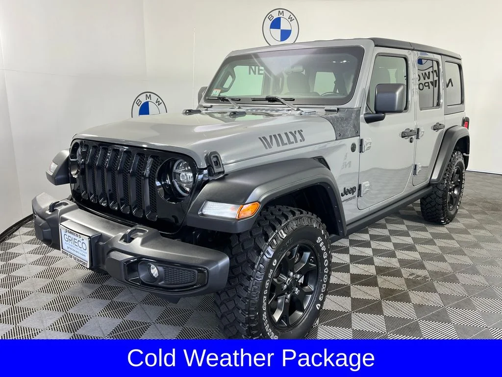 Used 2021 Gray Jeep Unlimited Willys image 3
