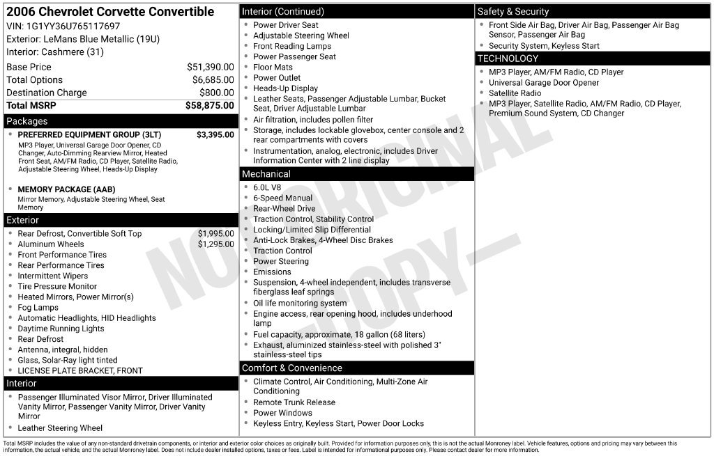 Used 2006 Blue Chevrolet Base image 22