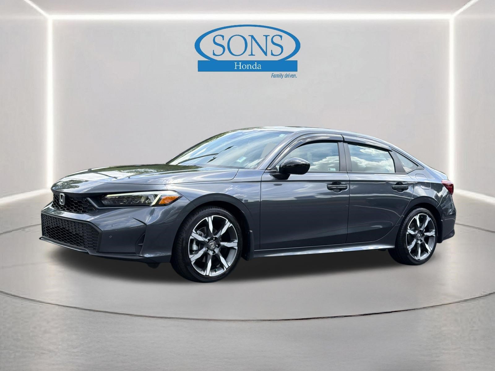 Certified Used 2025 Meteorite Gray Metallic Honda 4D HYBRID SPORT TOURING image 21