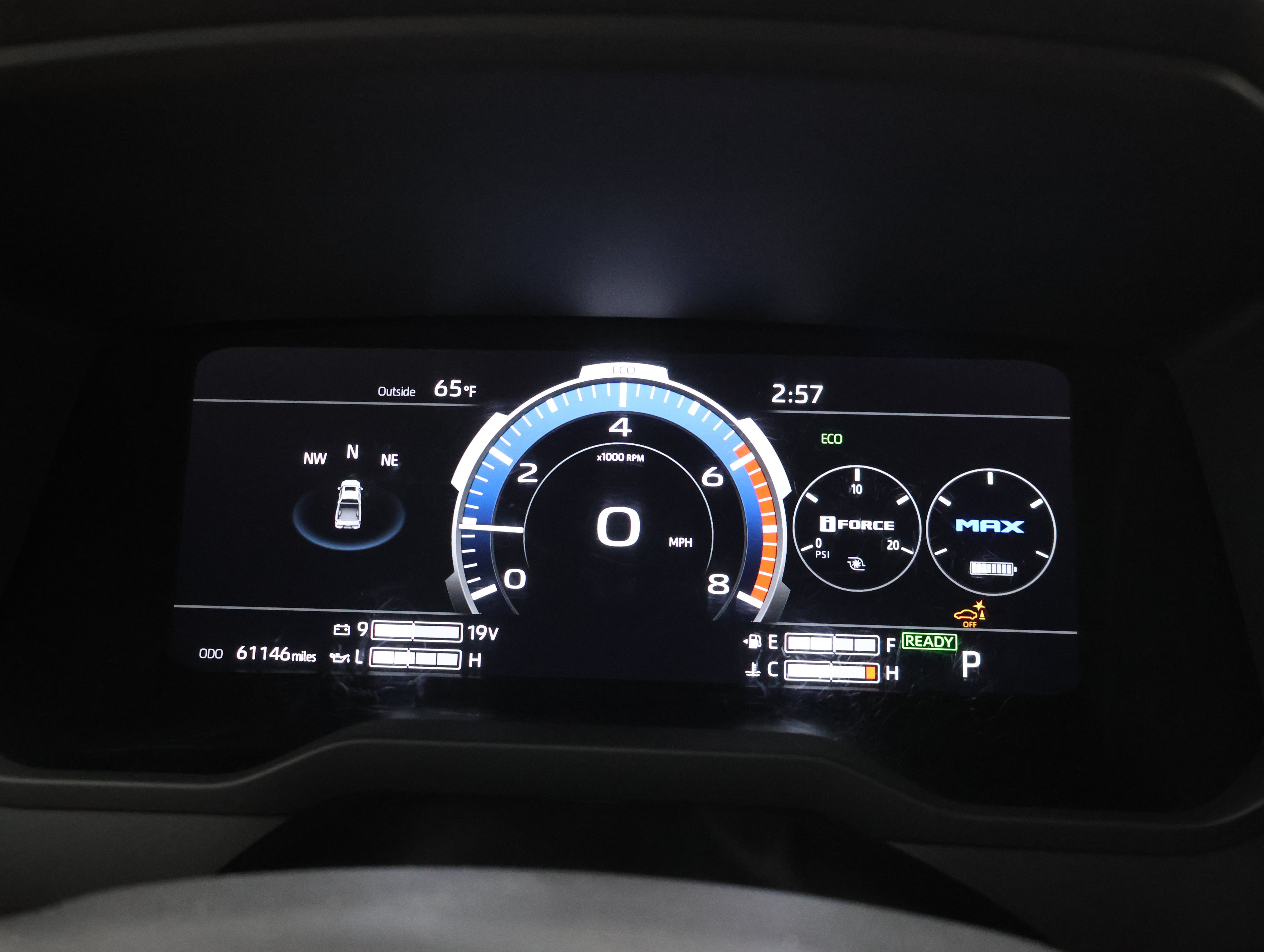 Used 2023 Ice Cap Toyota 4x4 CrewMax TRD Pro Hybrid: CREWMAX-SHORT-TRD PRO HYBRID-PANO-ADAPTIVE CRUISE-360 CAM-1 OWNER image 9